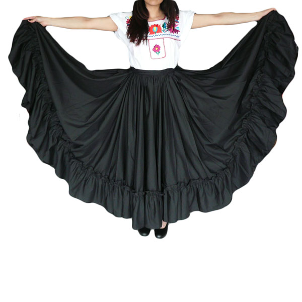 Falda de ensayo doble