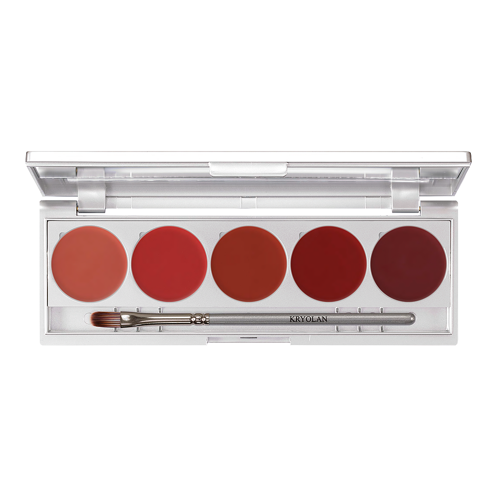 1215 Set de labiales de 5 colores (estuche magnético)
