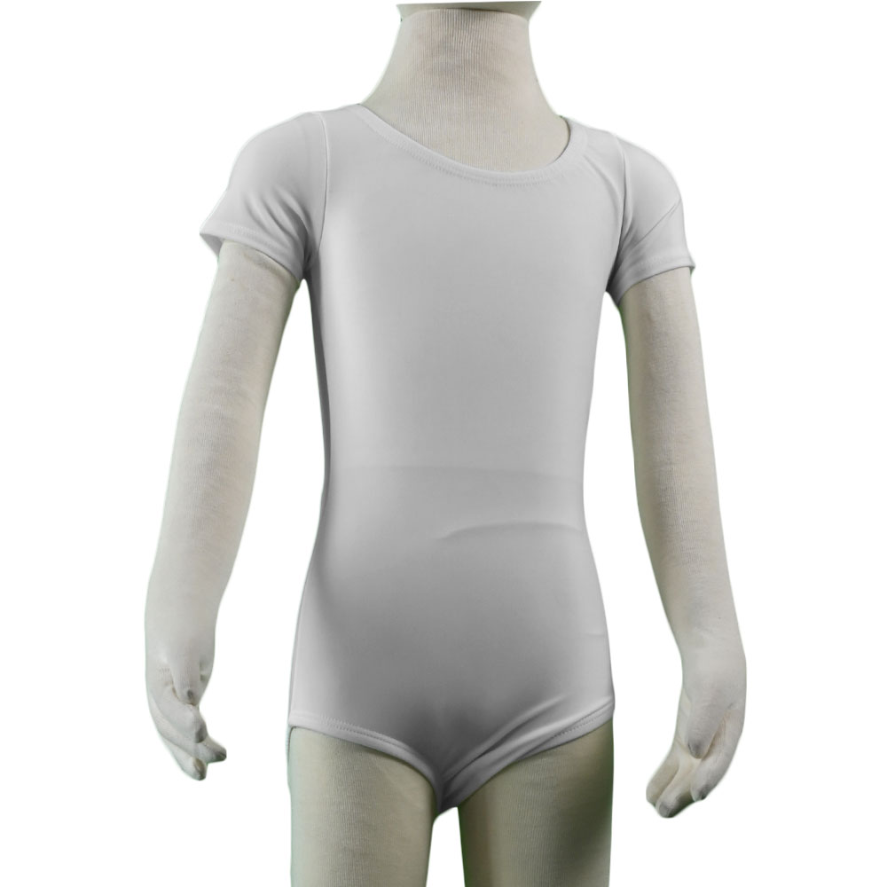 Leotardo para niña manga corta suplex