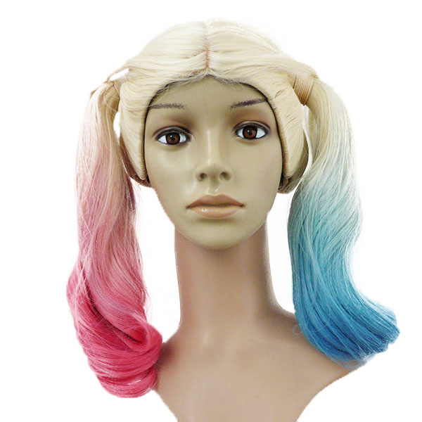 Peluca de Fantasía Harley Quinn Mod. HMD4079A613 -con vestuario-