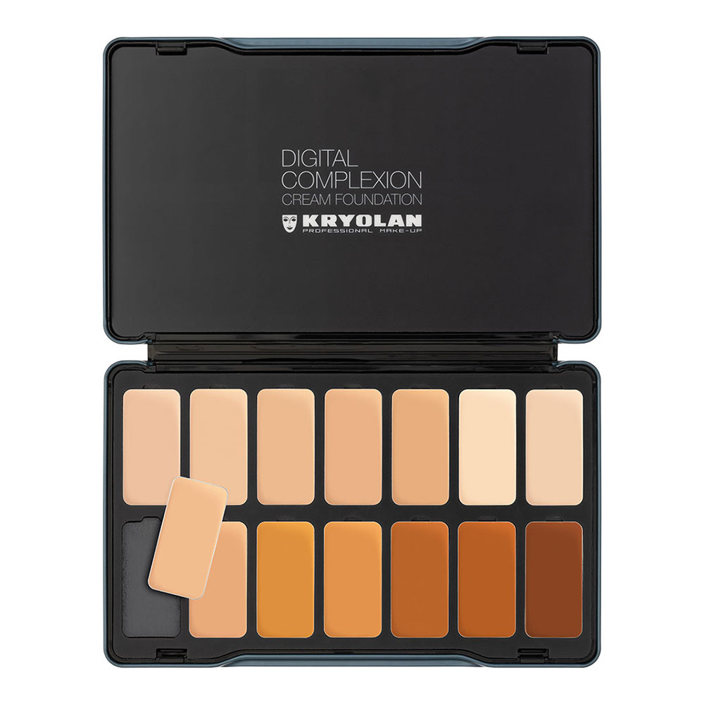 11008 Paleta Digital Complexion Cream Foundation 14 colores