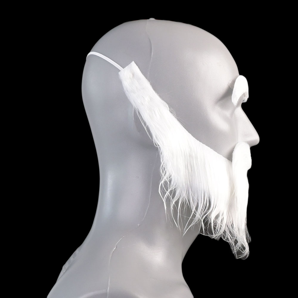 Barba, bigote y cejas para Papá Pitufo