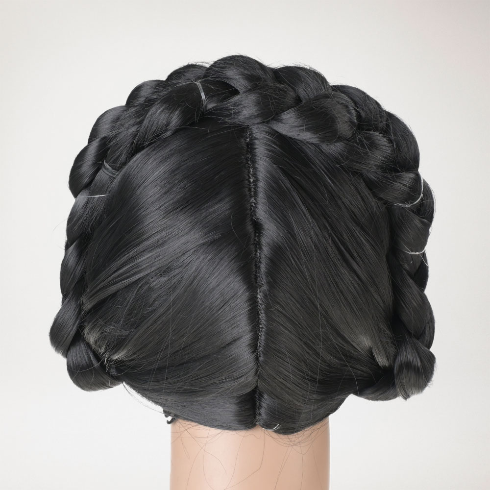 Peluca Merlina Mod. Corona de Trenzas