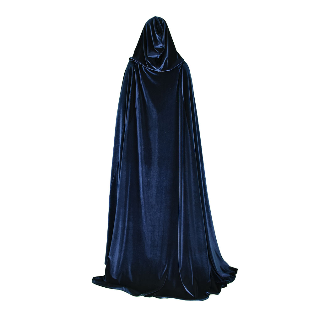 Capa de terciopelo larga