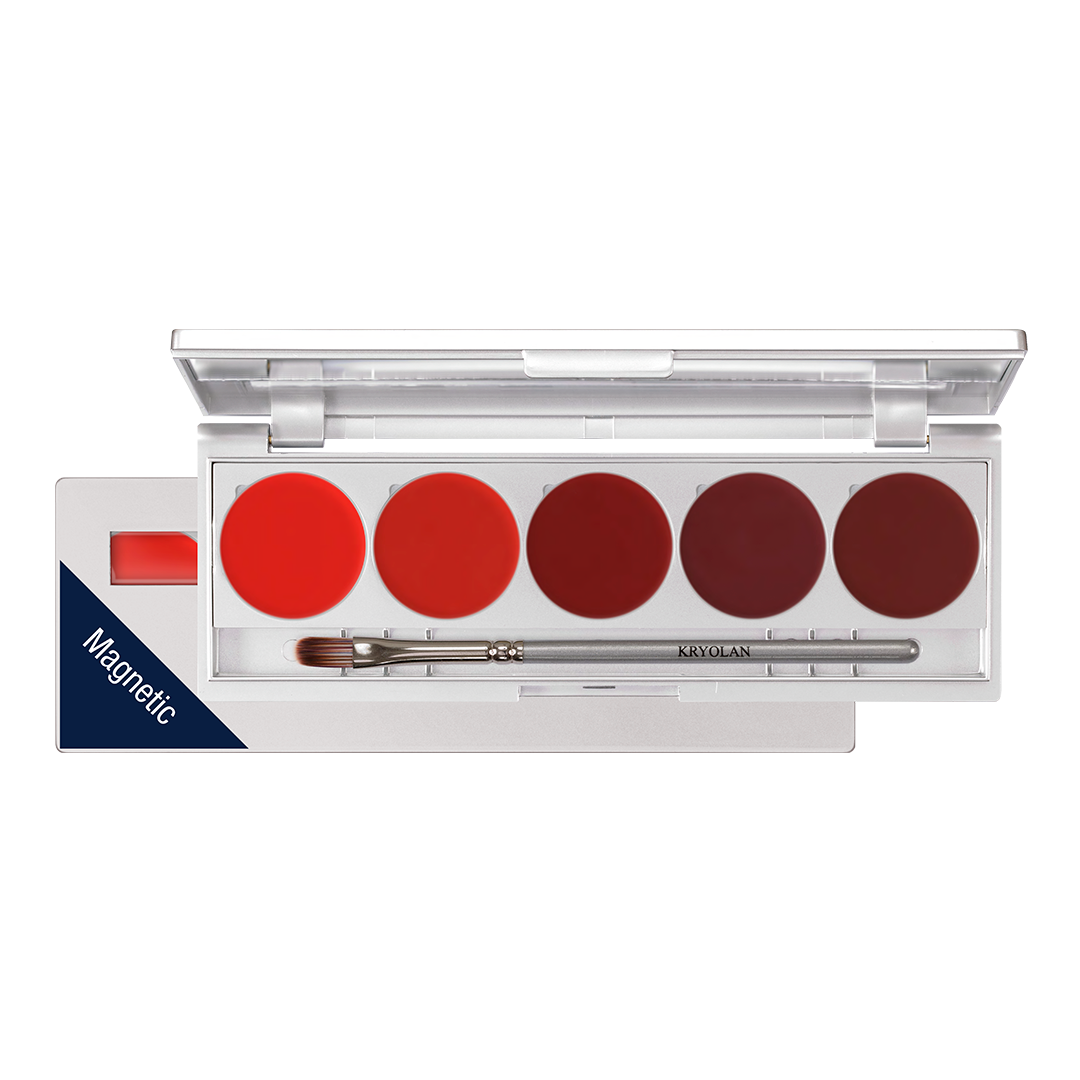 1215 Set de labiales de 5 colores (estuche magnético)